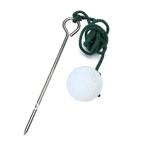 Free Shipping 2pcs Rope Golf Ball Swing Hit Practice Training Aidgolf
