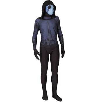 

2019 Adult Kids boys Halloween Purim Ghost Skull Horrible Cosplay Costume Zentai Bodysuit Suit Jumpsuits