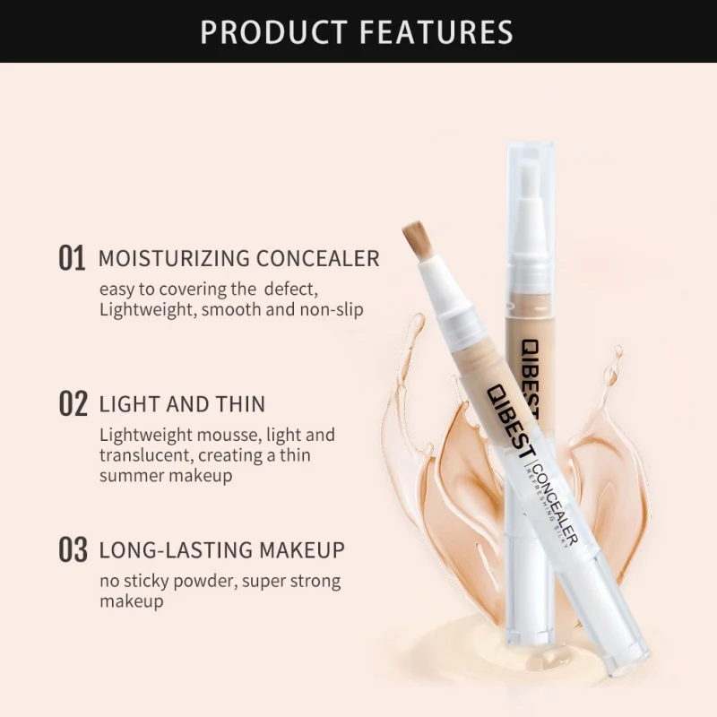 1PC Full Cover Makeup Concealer Cream Face Corrector Liquid Make Up Base For Eye Dark Circles Facial corretivo 1PC Full Cover Makeup Concealer Cream Face Corrector Liquid Make Up Base For Eye Dark Circles Facial corretivo