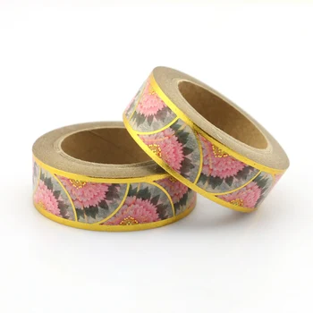 

New colorful wave Foil Washi Tape Quality Stationery Diy Tools Kawaii Scrapbook Paper Christmas decoration washi tape