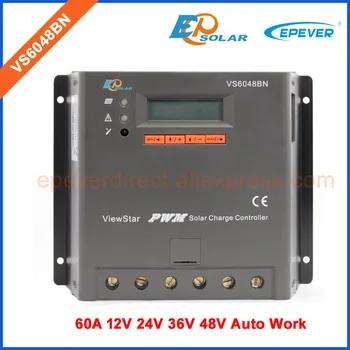

VS6048BN 60A EPEVER Solar Charger Controller PWM system LCD Display 12V/24V/36V/48V automatic work Battery regulator EPsolar
