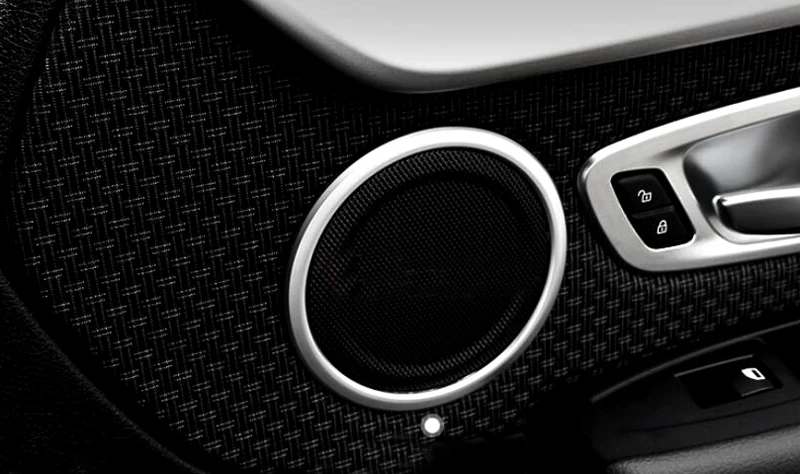 4 шт. ABS Матовый встроенный в дверь автомобиля Динамик рамка колонки Накладка для BMW 2 серии F45 F46 Гран Active Tourer