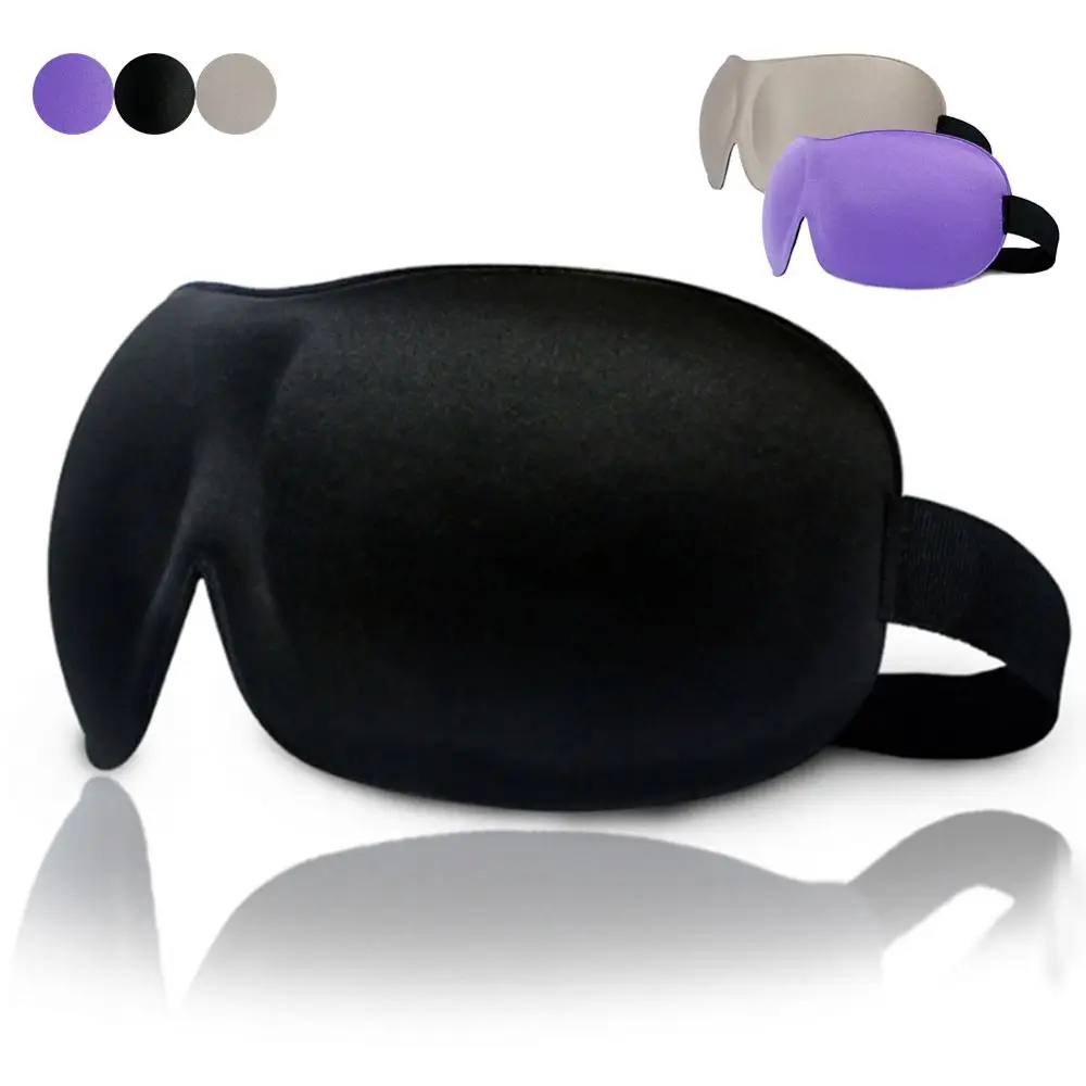 

Practical Handy Travel 3D Eye Mask Sleep Soft Padded Shade Cover Rest Relax Sleeping Blindfold DM-19ING
