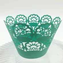 100 шт. милые бумажные чашки Лазерная резка кекс бумажные обертки формочка для выпечки кексов домашний Свадебный день рождения декор торта край 5zSH174