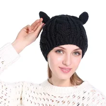 9 видов стилей уличные женские шапки для туризма с кошачьими ушками зимний ветрозащитный спортивный головной убор Вязаные Лыжные шапки новое поступление