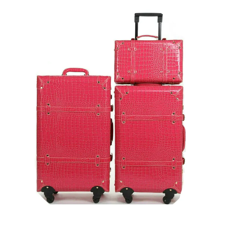 crocodile trolley bag