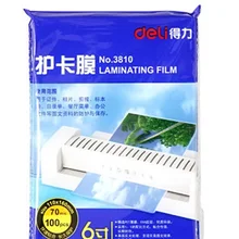 Марка гастроном " Пластик фильм/над Пластик/ламинирования для 6" 110x160 мм 100 листов/пакетов