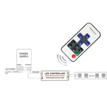 DC12V 6A RF беспроводной пульт дистанционного управления встроенный диммер для светодиодной ленты светильник