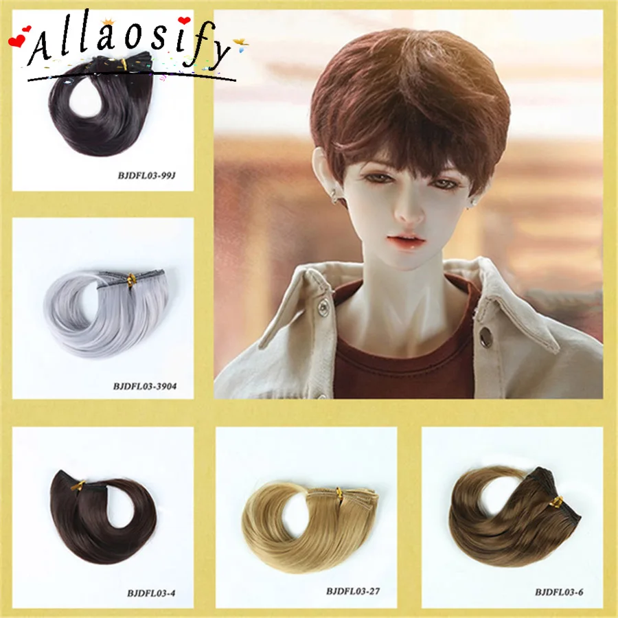 

Allaosify AdditionalPay on Your Order 15*100cm Multicolor Gold brown black silver 1/3 1/4 1/6 High temperature wire wig BJD hair