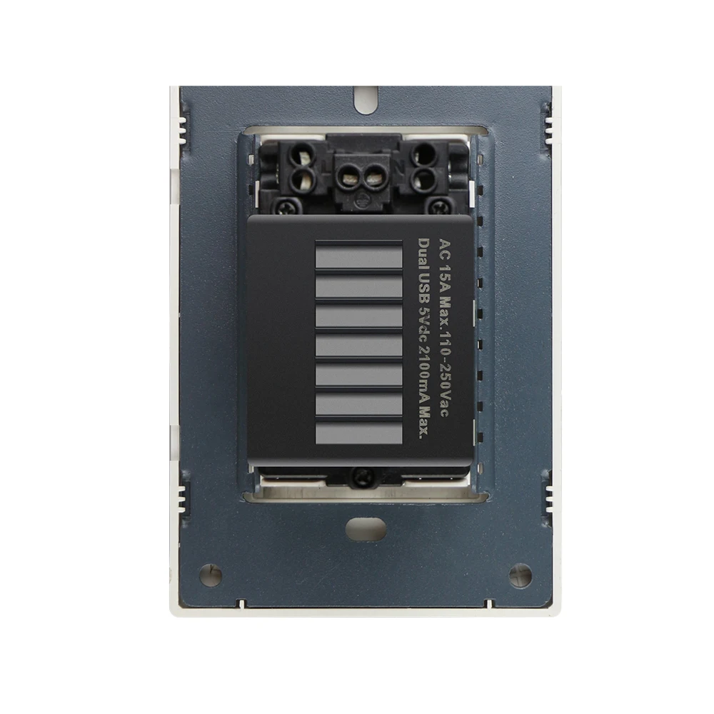 US Standard Dual USB Wall SocketDouble 2.1A