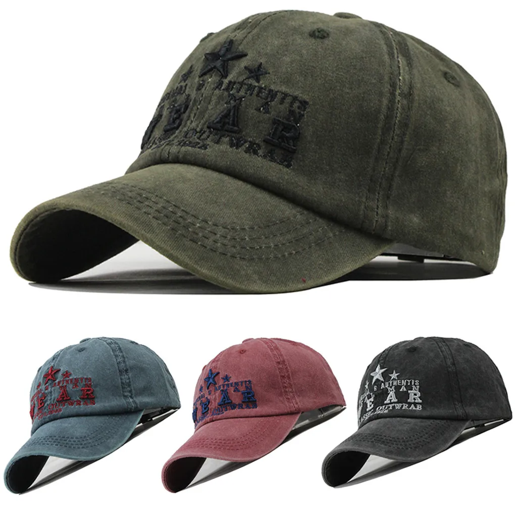 

Men and women hats star and letter printed Outdoor Cotton High Quality Embroidered Unisex Baseball Caps Adjustable viseira femin