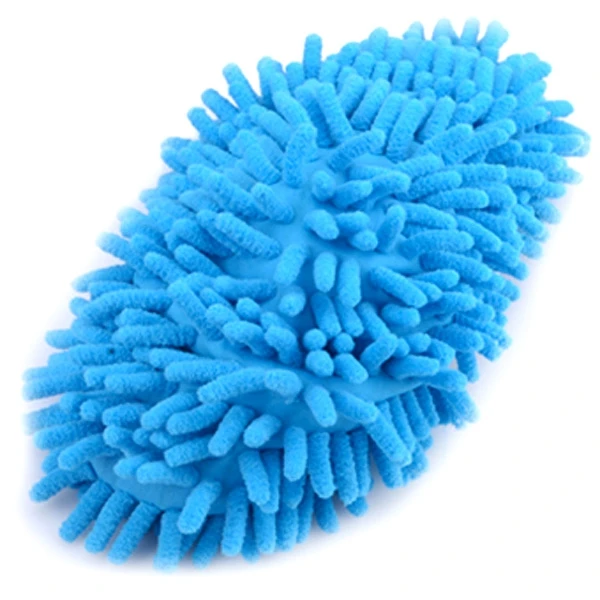 

Practical Chenille Mop Slippers Dust Floor Cleaning Mopping Foot Shoes Home Pair Cleaner elastic material, easy to stretch