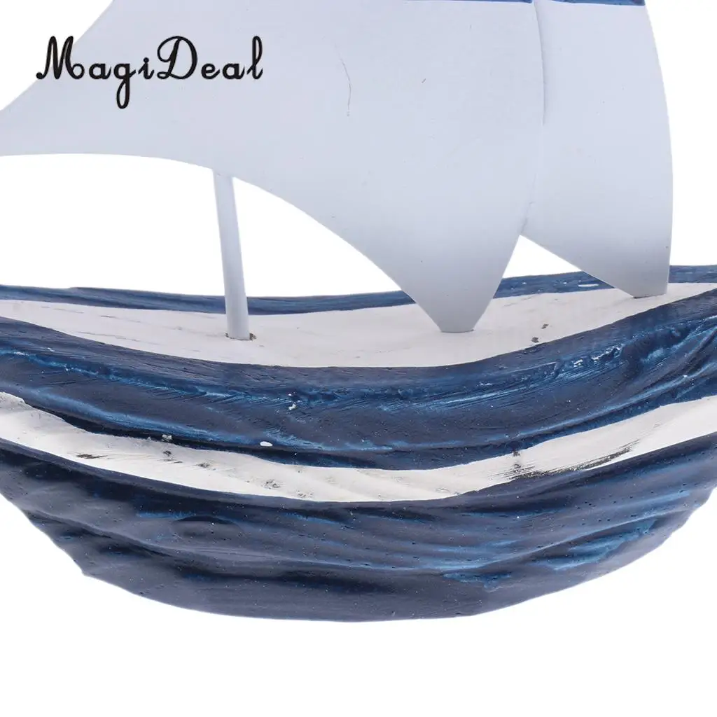 MagiDeal 5'' Nautical Wooden Handcrafted Ship Model Sailing Boat Tabletop Ornament for Kids Children Toy Great Gift 3Kinds