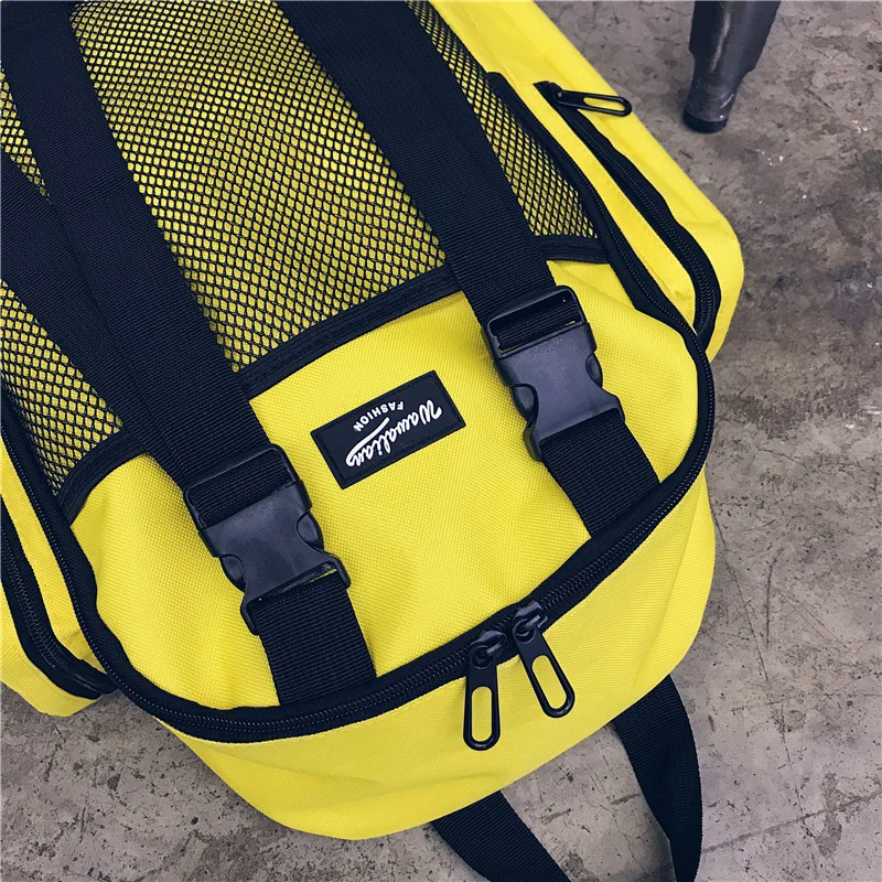2018 mochilas de hombre y mujer de nailon a prueba de agua bolsas de retazos de gran capacidad Mochila De estudiante Mochila de viaje Mochila T