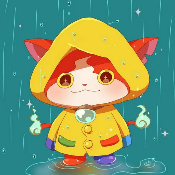 Us 699 30 Offyo Kai Watch Anime Jibanyan 2323cm Square Towel 36475 In Bath Towels From Home Garden On Aliexpress