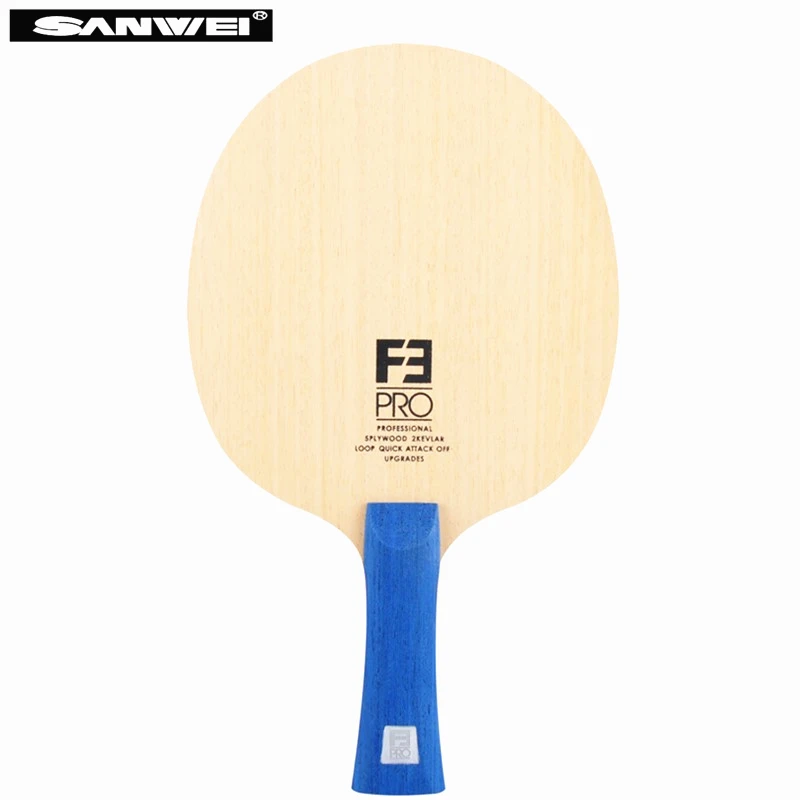 Lama Da Ping-Pong Sanwei F3 Pro 5 Legno + 2 Arylate Carbon Premium Ayous Surface Off + + Ping Pong Racchetta Bat Paddle Tenis De Mesa