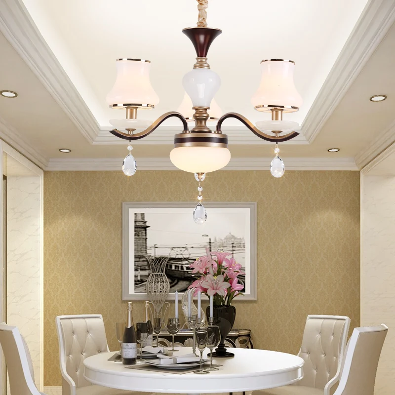 

Modern Crystal Ceiling Lamp For Balcony Decorative LED Light Fixture For Living room ceiling lights bathroom led