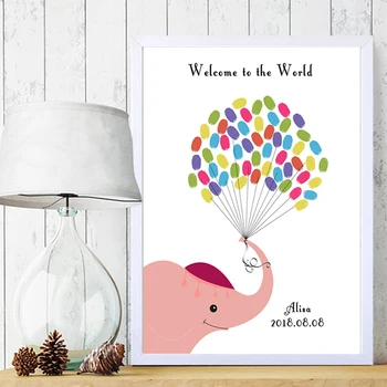 

Free Custom Name Date For Mi Primera Comunion Baby Shower Kids Birthday Party Fingerprint Guest Book,Canvas Painting Ornament
