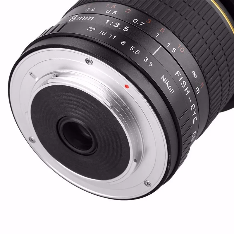 8 мм F/3,5 ультра широкоугольный объектив рыбий глаз для APS-C рамка Canon 1200D 760D 750D 700D для Nikon D800 D3200 D5200 D7200 DSLR камера