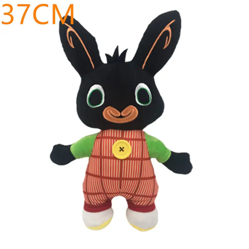 WINCO 30/37 см мультфильм Bing Кролик плюшевая игрушка из фнаф Bing Банни друзья животные мягкие куклы игрушки для детей Рождественский подарок - Цвет: 37cm Button