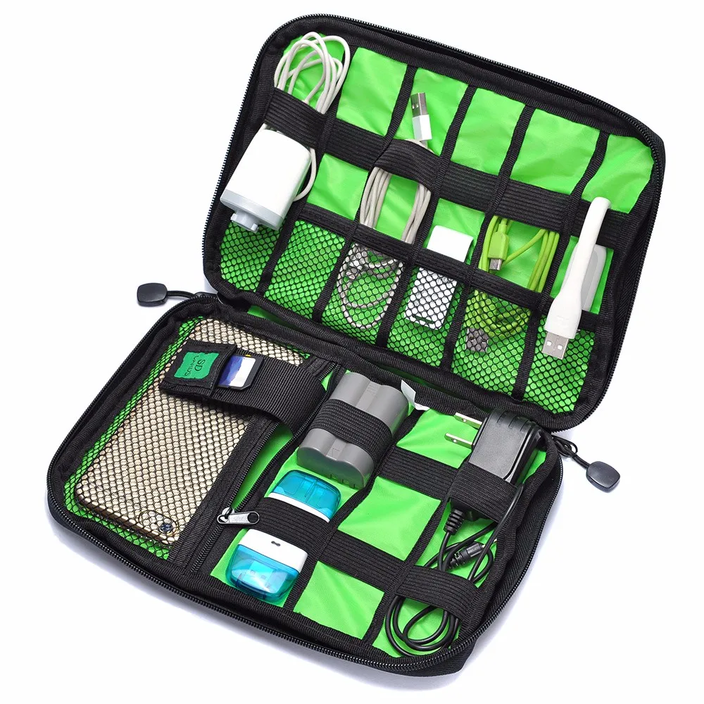 Travel Bags Practical Earphone Wire Storage Bag Power Line Organizer