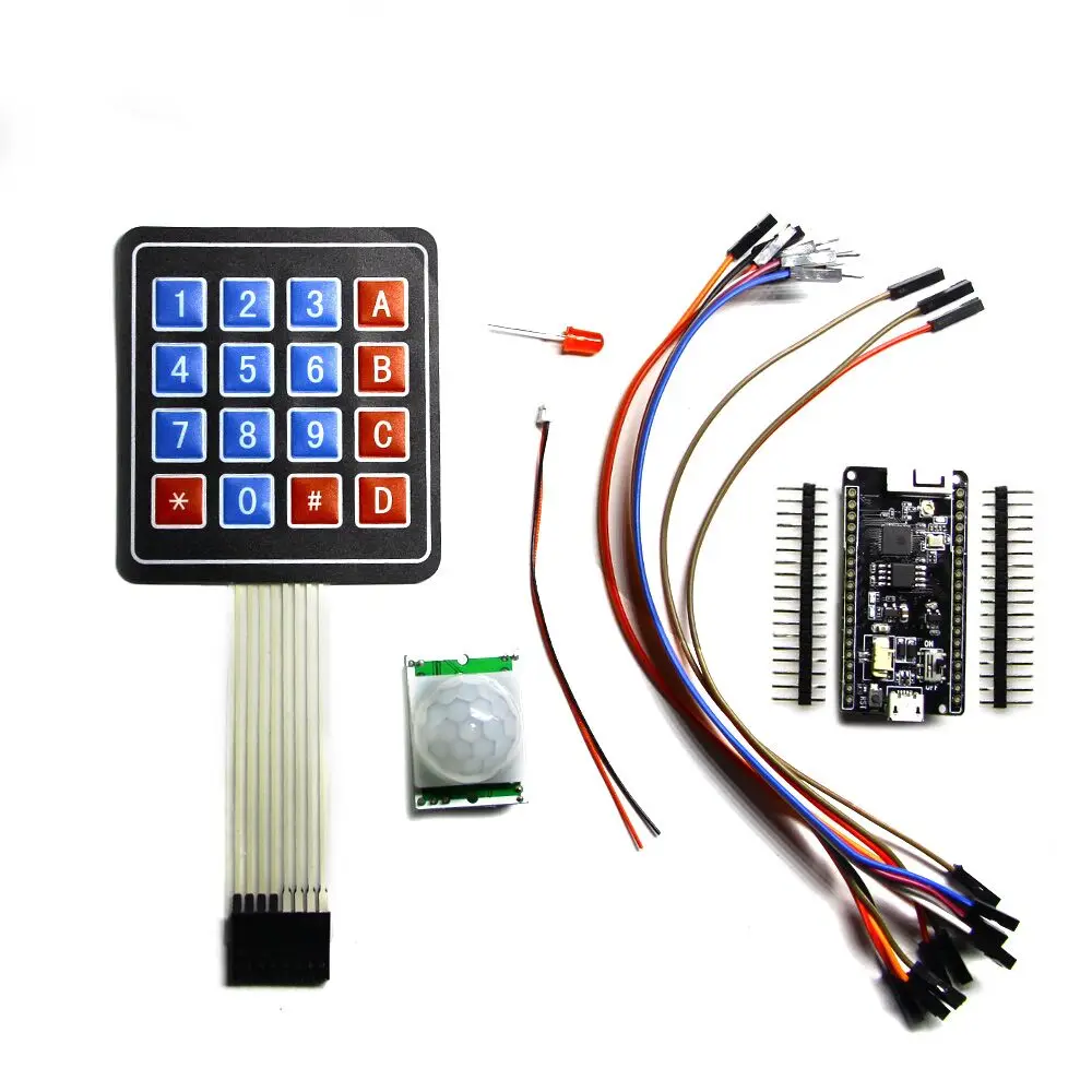 TTGO ESP32 T1 Wifi Bluetooth módulo PIR Sensor Key ESP 32 Kit Diy