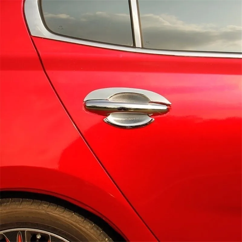 

car chromium styling door wrist bowl handle sequins outside decoration refit exterior bright parts decorative ABS FOR Kia K4