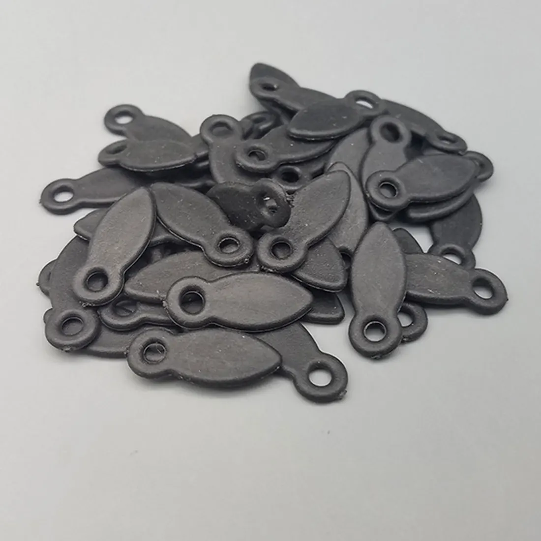 

100pcs/lot Handcrafts 8*21mm Black Photo Frame Hooks DIY Rotating Buttons Picture Frame Accessories