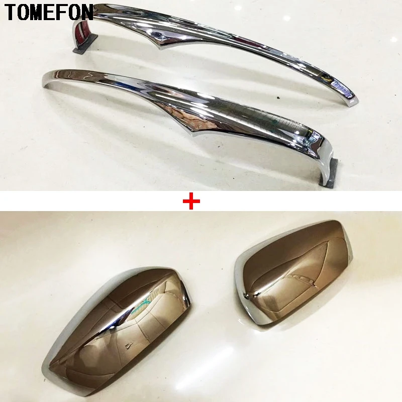 Хромированный чехол TOMEFON для Mazda 2 Mazda2 Demio DJ 2014 2015 2016 крышка зеркала боковой двери