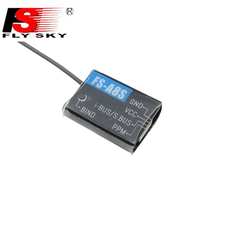 В наличии Flysky FS-A8S 2 4 г 8CH мини-приемник с ЦБК i-BUS SBUS для RC Qaudcopter FPV Racing drone