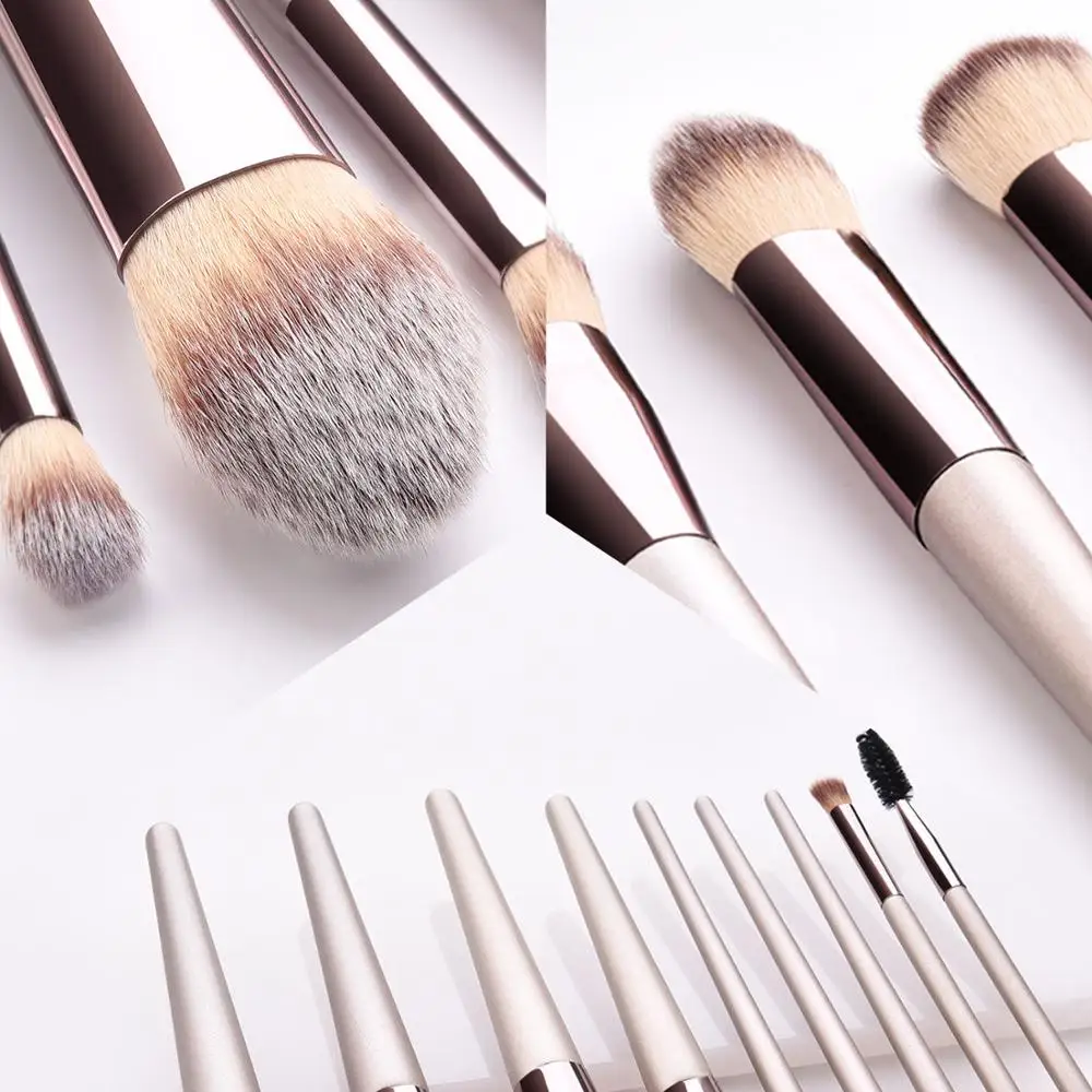 

Hot Sale 9Pcs Makeup Brushes Set Cosmetic Foundation Powder Blush Eye Shadow Lip Blend Make Up Brush Tool Kit Maquiagem