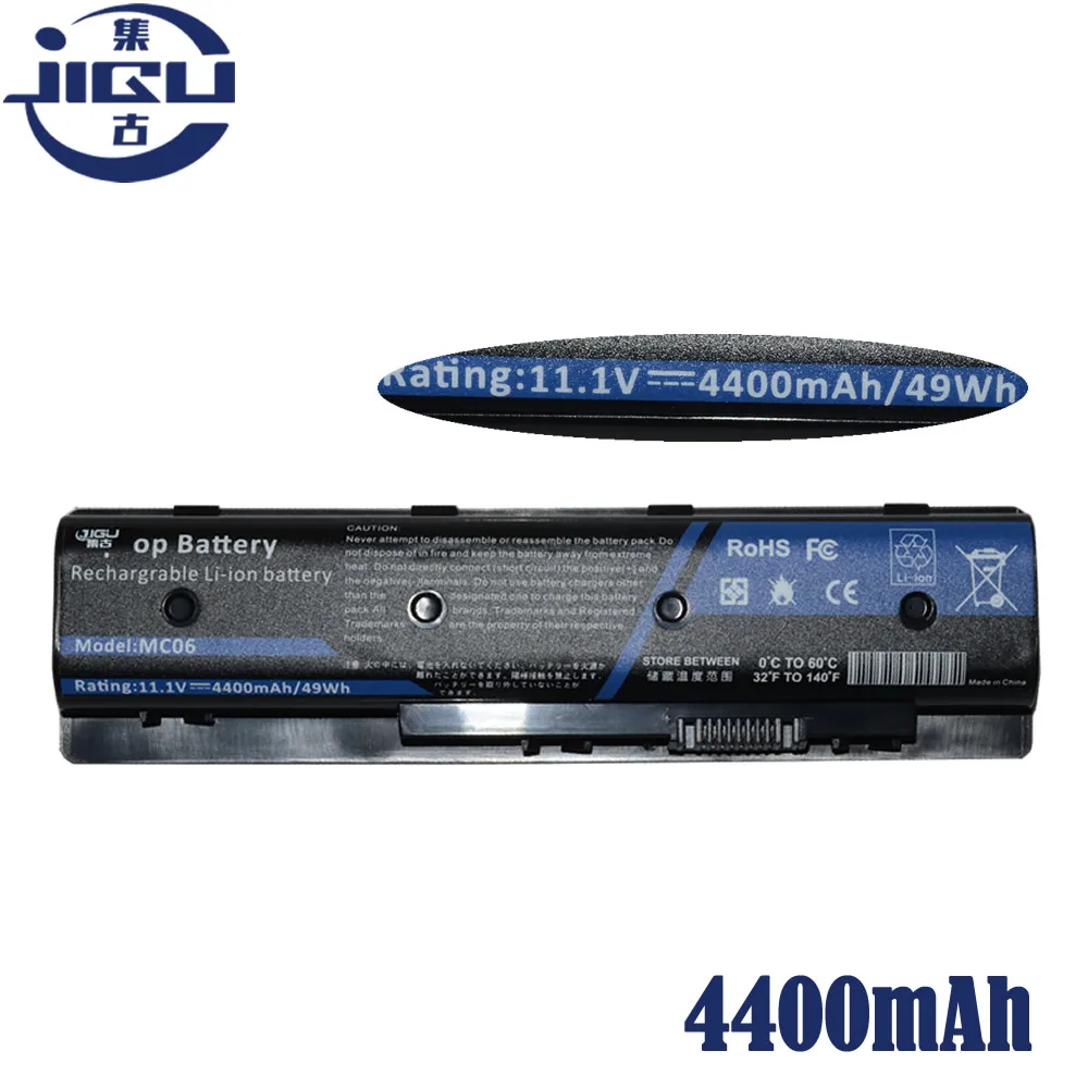 Заменяемая батарея JIGU 11 1 В модель 807231 001 фотоэлемент PB6R MC06 MC06062 N2L86AA для HP ENVY 15 ae100 17