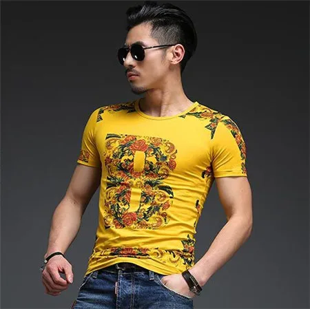 2015 Exclusive design men Casual T shirt men short sleeve T shirt men's ...