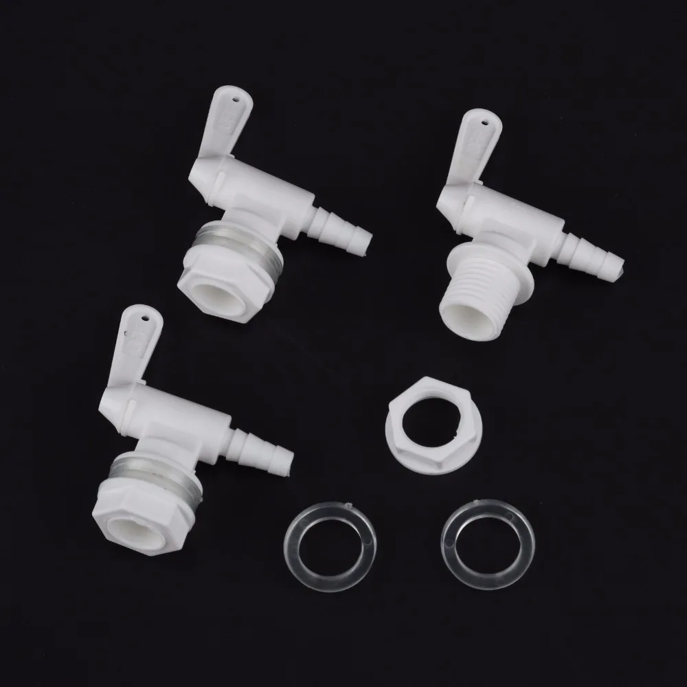 3pcs Beer Brew Bottling Bucket Plastic Spigot,Bucket Plastic Spigot,with 3/8" Barb,Tap