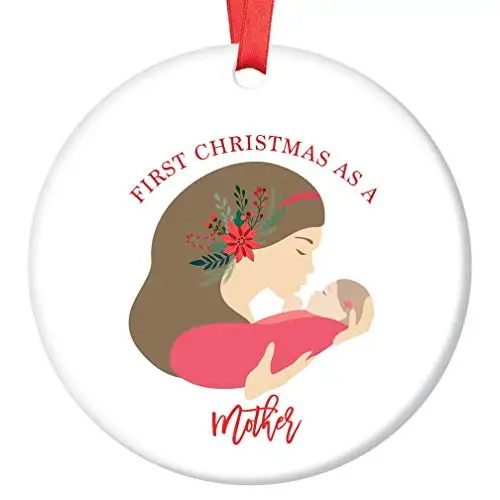 mother and baby ornament