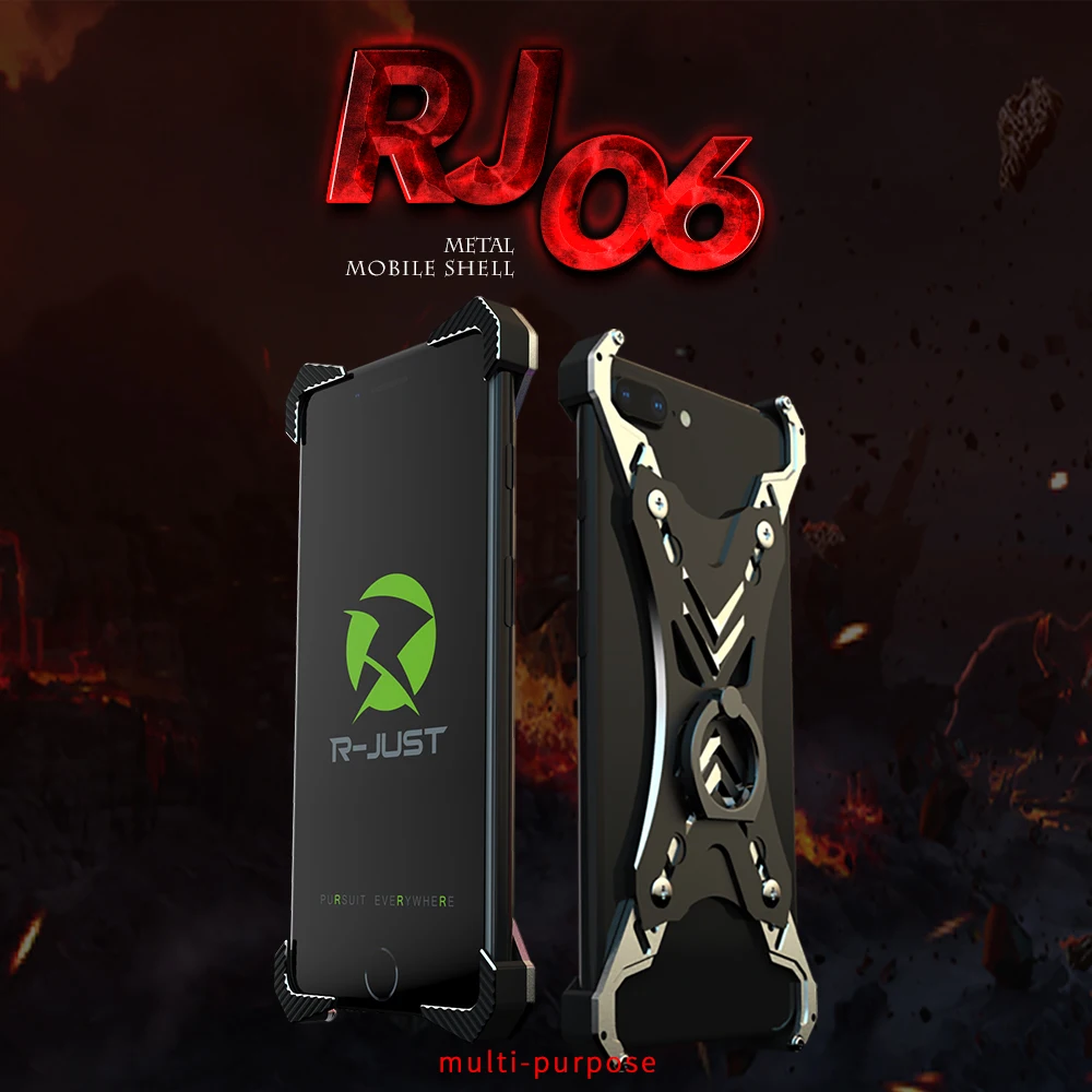 R-JUST для IPhone X Case SOUL CALIBUR heavy duty чехол для iPhone X Металлический корпус для мобильного телефона