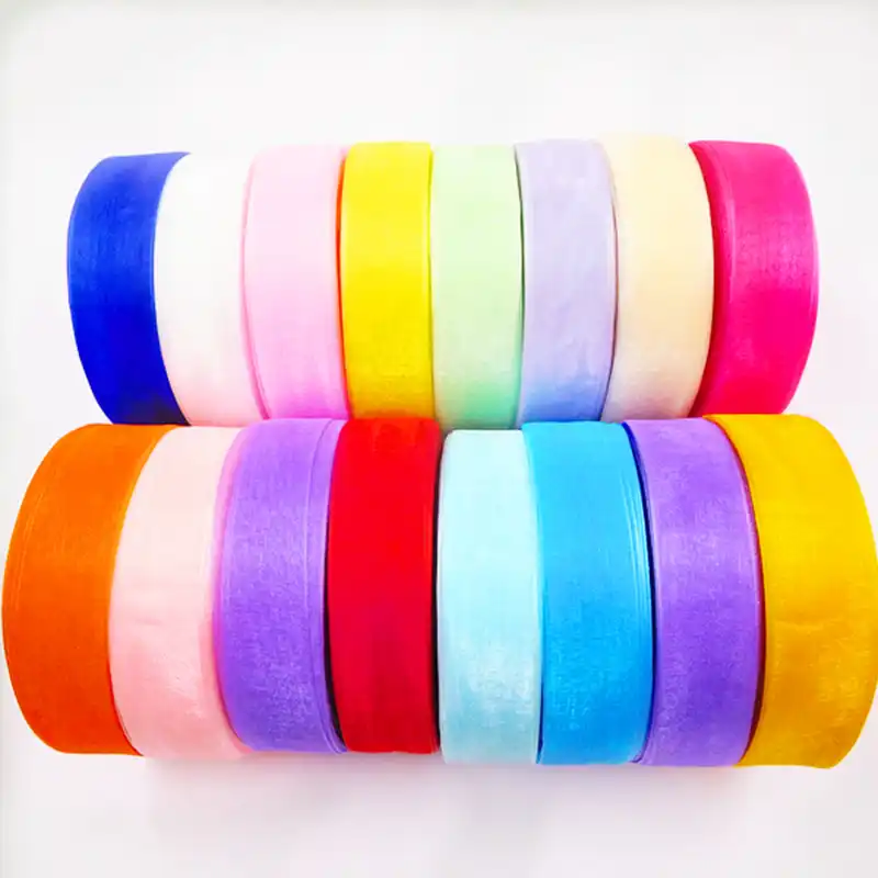 Органза для украшения дома и сада 2 5 см 45 м в рулоне|sewing supplies|sewing organzaroll organza |