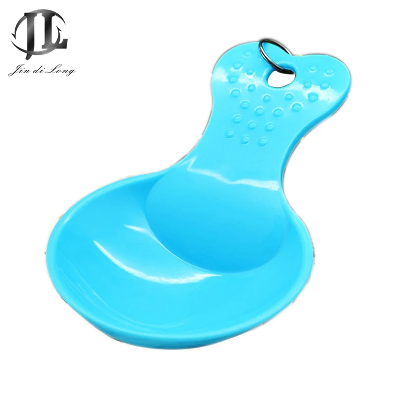

3 Piece / Lot Pet Supplies Dog Food Scoop Shovel Candy-colored Hearts Baby Toy Plastic Dog Food Scoop Feeding Tool Can Lanyard