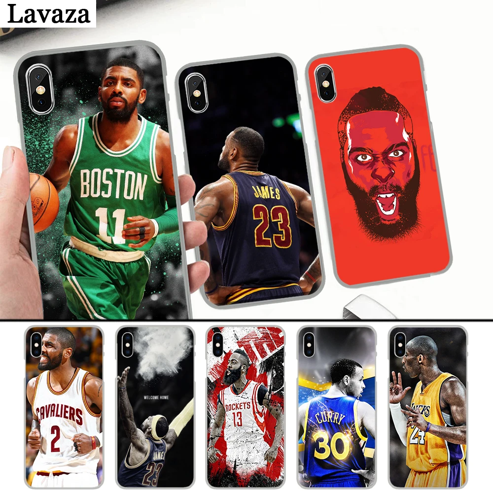 

Lavaza durant curry james Irving basketball Hard Case for iPhone 4 4S 5 5S 5C 6 6S 7 8 Plus X XS MAX XR