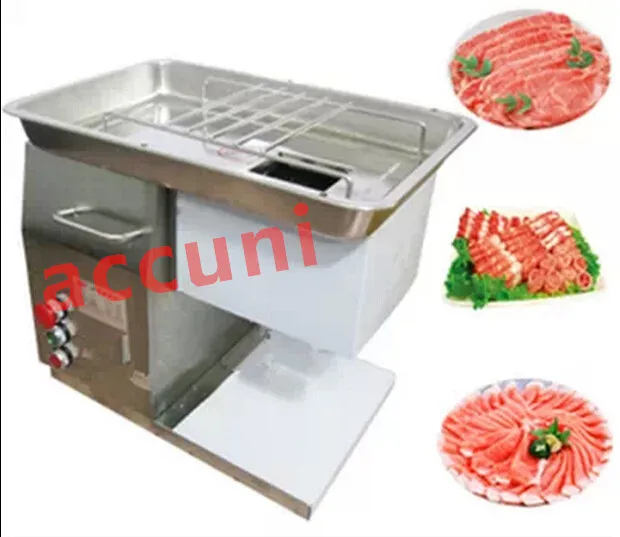 110 В Тип стола мясорезка/500 кг/ч Ресторан машина для резки мяса высокого качества NE