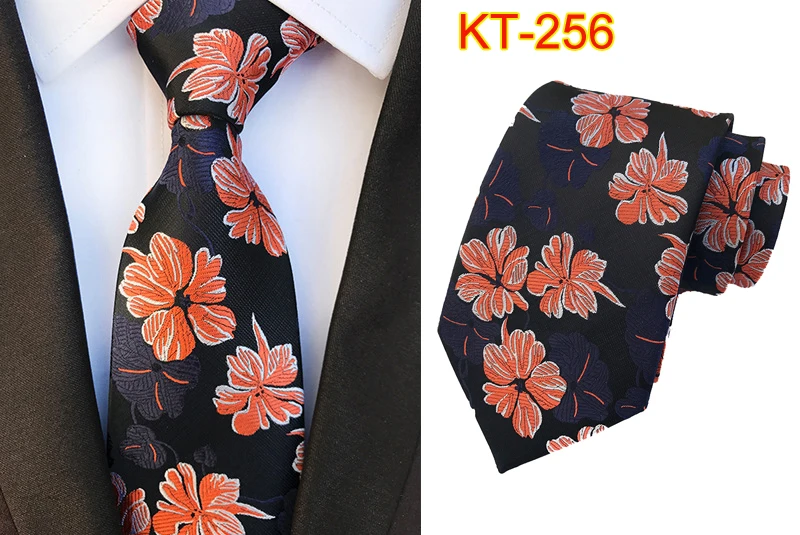 Классический Для мужчин галстук 8 см цветочный Пейсли Шелковый вязаный жаккардовый галстук шеи галстуки для взрослых Классический Бизнес