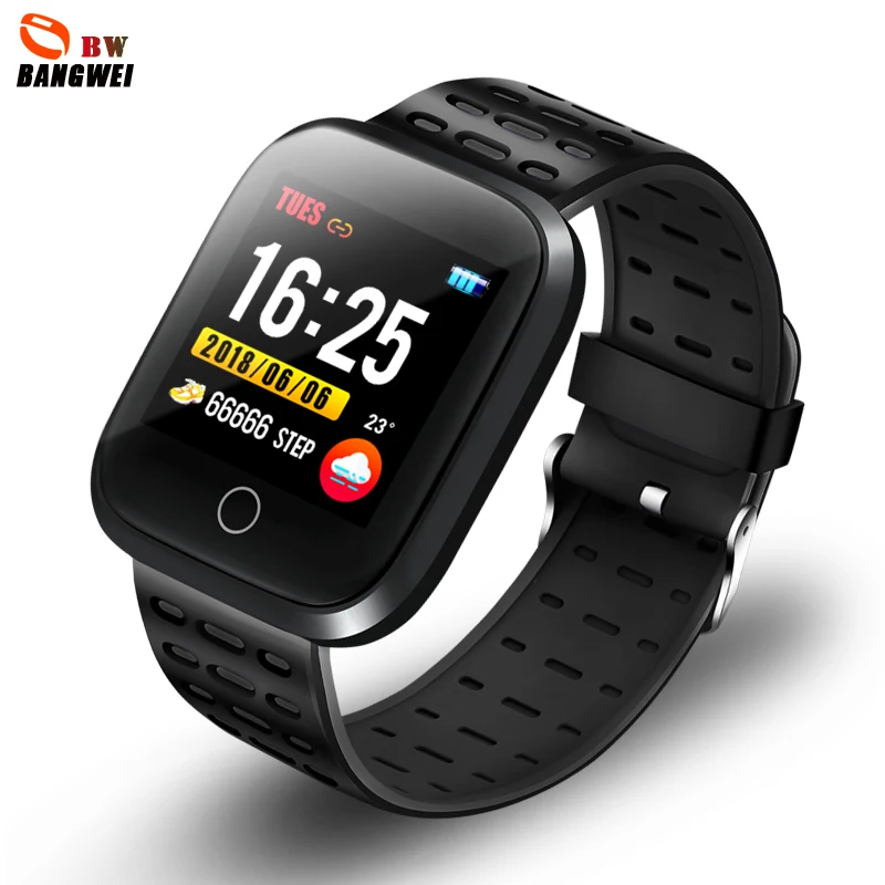 

Heart Rate Monitor Smart Watch Sports Blood Pressure Pedometer Running OLED Touch Waterproof Fitness Intelligent Watch Men Women