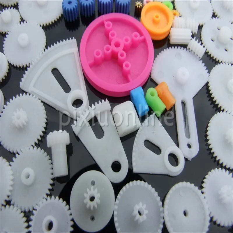 85pcs/pack K841b 85 Plastic Gears Pack without repetition DIY Technology Model Making