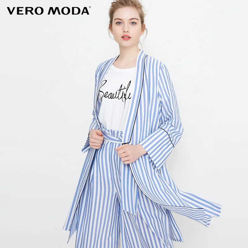 

Vero Moda Women's Spring & Summer V-neckline Medium Length Wind Coat |318221503
