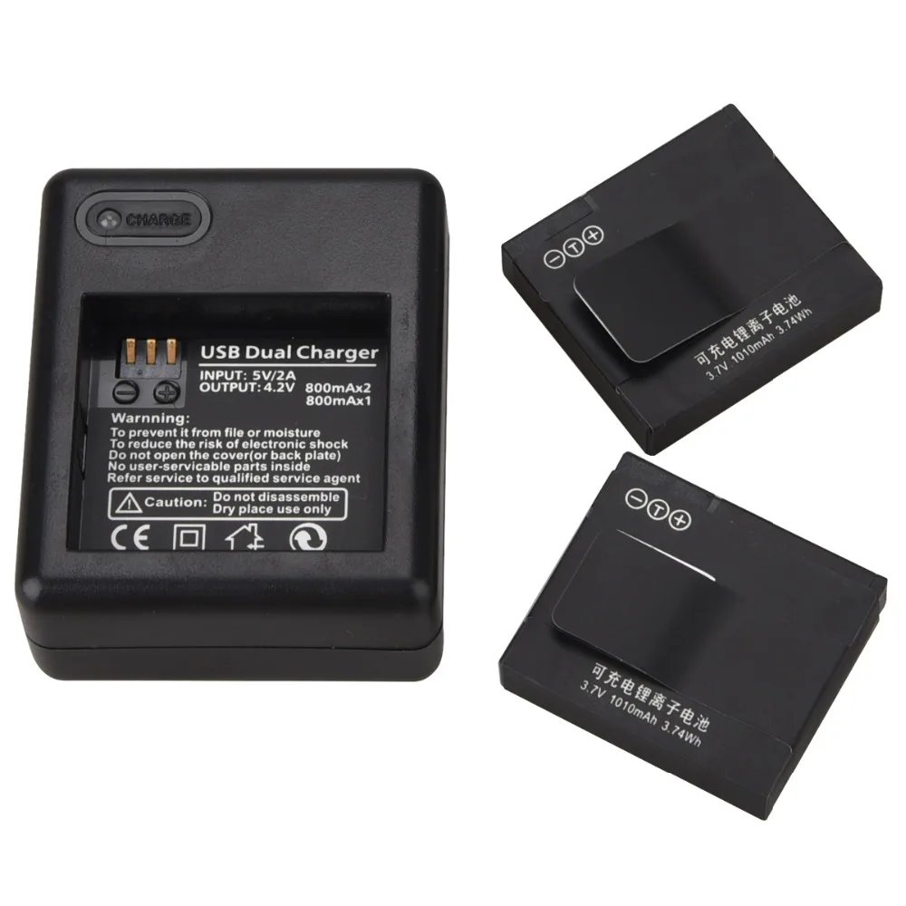 Новинка 1010 мАч AZ13-1 батарея с USB зарядным устройством для Xiaomi Yi Экшн-камера запасная батарея перезаряжаемая резервная батарея Новинка 1010 мАч AZ13-1 батарея с USB зарядным устройством для Xiaomi Yi Экшн-камера запасная батарея перезаряжаемая резервная батарея