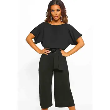 

Sexy jumpsuit women long romper summer women bodysuit ladies black trousers beach jumpsuit coveralls playsuit female frock