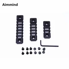 Легкий с креплением для Вивер рельсовый профиль для цевье для винтовки крепление kemod railpack 3(с 3 отделениями, 5-портовый, 7-слот) для AR15 винтовка