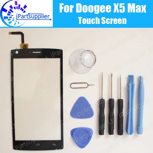 

Doogee X5 Max Touch Screen Panel 100% Guarantee New Original Glass Panel Touch Screen Glass Replacement For Doogee X5 Max+Tools
