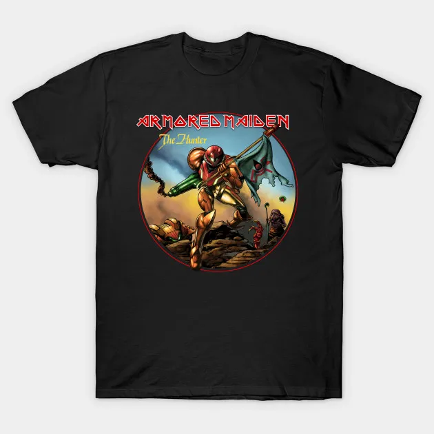 

New 2019 Summer Style Casual Wear Armored Maiden T Shirt