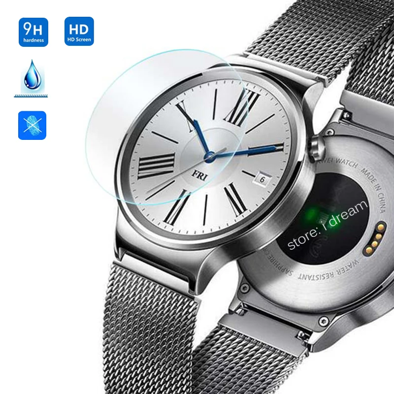 

2PCS For HuaweiWatch W1 42mm Tempered Glass Screen Protector 2.5 9h safety Protective Film onWatch Mercury 42 mm Classic Active